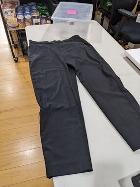 Saint John's Bay Active Straight Leg Black Women's Pants